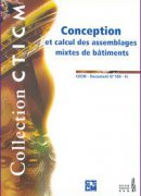 Couverture de l'ouvrage CTICM Conception et calcul des assemblages mixtes de bâtiments